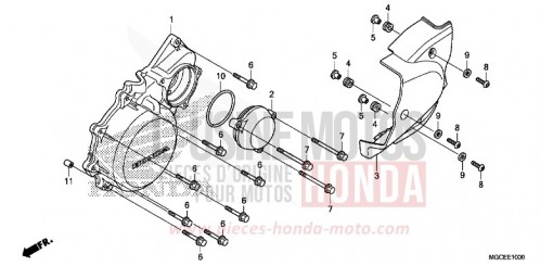 PANNEAU CARTER-MOTEUR G. CB1100SAE de 2014